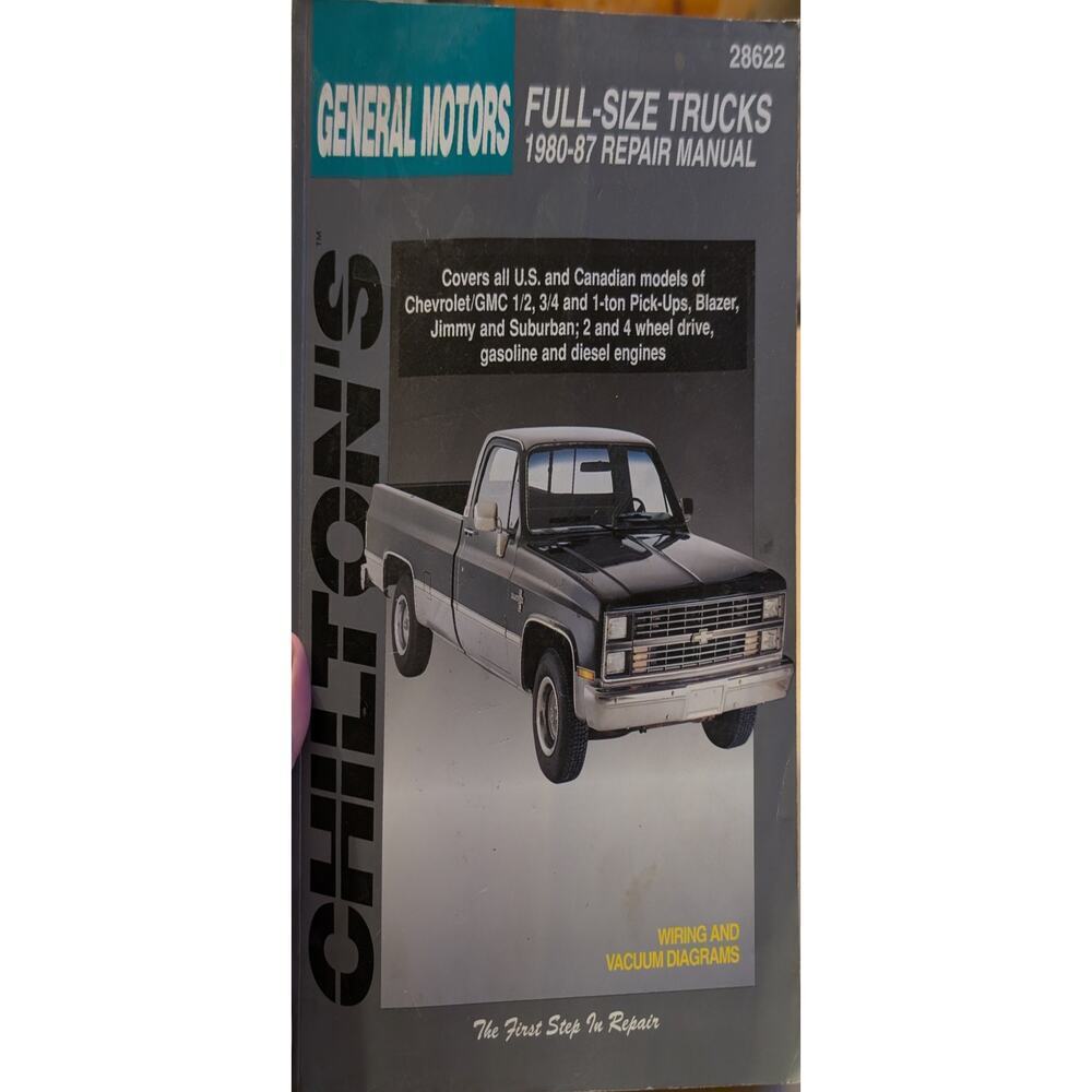 🏖️Chilton's General Motors 1980-1987 Repair Manual